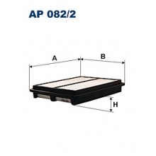 AP082/2 FILTRON Фильтр воздушный (B20004PR/SFFV2549) AP082/2 FILTRON Фильтр воздушный (B20004PR/SFFV2549)